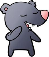 cartoon bear character vector