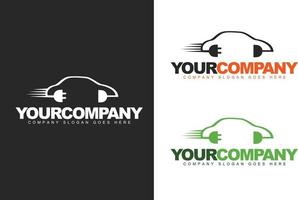 Electric Car Logo vector