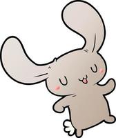 cartoon rabbit character vector