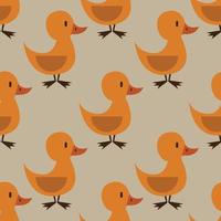 Little duckling pattern vector