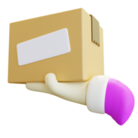 3D Delivery Illustration Design png