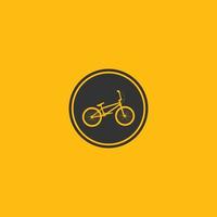 vector de logotipo de bicicleta