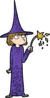 cartoon witch character vector