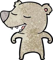 cartoon bear character vector