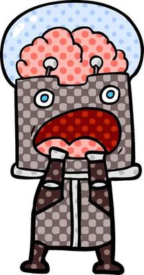 cartoon robot character
