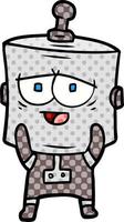 cartoon robot character vector