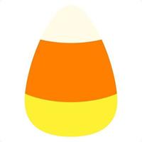 candy corn flat art vector