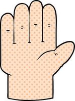 vector cartoon hand