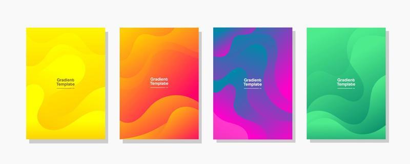 Modern Covers Gradient Template Design