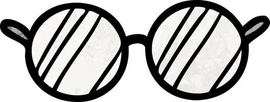 cartoon eye glasses vector