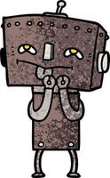 cartoon robot character vector