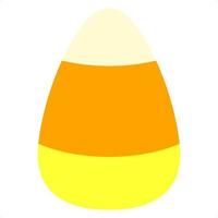 isolated candy corn vector