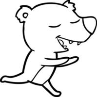 cartoon bear character vector