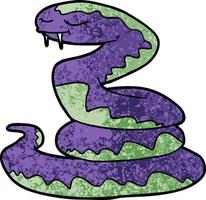 cartoon snake character vector