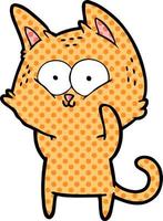 vector cartoon cat character