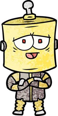 cartoon robot character