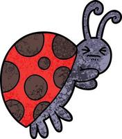 vector cartoon ladybug