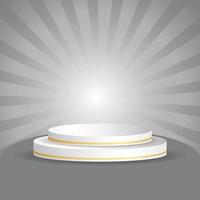 sunbrust white grey colour Background, with Double Podium, Perfect for banners, posters, anything related to promotions social media, vector template. eps vector file