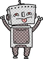 cartoon robot character vector