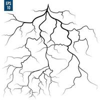 Thunderstorm template. Crack texture illustration. Vector eps 10. Grunge element design.