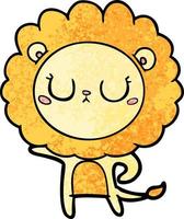 cartoon lion character vector