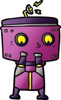 cartoon robot character vector