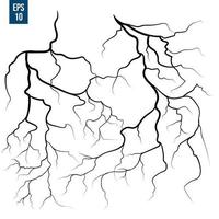 Thunderstorm template. Crack texture illustration. Vector eps 10. Grunge element design.