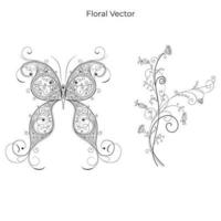 Floral ornament template. Text divider vector. Fit tor frame, border, corner, page. Vector eps 10.