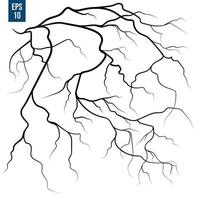 Thunderstorm template. Crack texture illustration. Vector eps 10. Grunge element design.