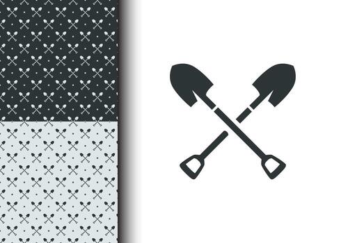 patrón de pala para el diseño de prendas de vestir, fondo de afiches, objeto cruzado. plantilla de patrones sin fisuras. pasos vectoriales 10 vector