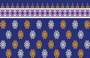 patrón geométrico triangular colorido, estilo de textura étnica tribal, diseño para imprimir en productos, fondo, bufanda, ropa, envoltura, tela, ilustración vectorial. vector