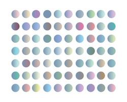 Pastel gradient color set for apps, ui, ux, web design,banner, etc. Rounded trendy gradient set vector