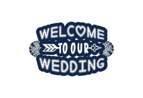 Welcome to our wedding t shirt and sticker design template vector