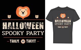 Halloween t-shirt design vector