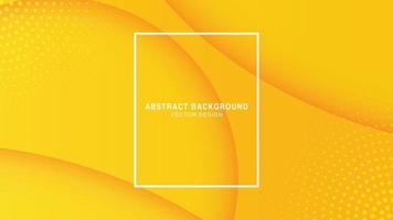 Abstract modern background yellow with shadow decoration vector