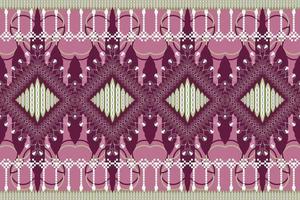 Abstract geometric background pattern design, blouse pattern, carpet pattern, Asian retro style. vector