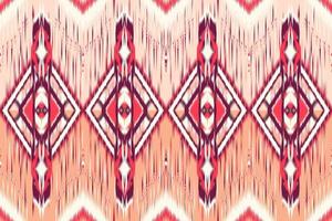 Abstract geometric background pattern design, blouse pattern, carpet pattern, Asian retro style. vector