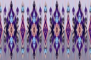 Abstract geometric background pattern design, blouse pattern, carpet pattern, Asian retro style. vector