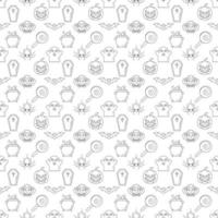 Vector seamless pattern of Halloween elements on white background for wallpapers, wrappers, web sites, giftboxes