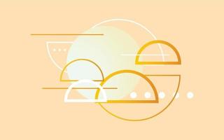 Abstract modern Orange background gradient color. Vector illustration