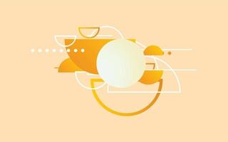 Abstract modern Orange background gradient color. Vector illustration