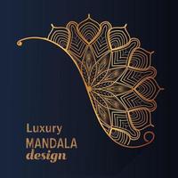 Luxury mandala background design vector