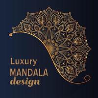 Luxury mandala background design vector