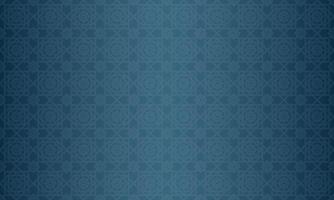 Arabic traditional motif texture background. Elegant luxury backdrop vector with Islamic themed decorative ornament pattern. Blue gradient with geometric lines and repeating rectangles.