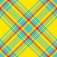 Plaid pattern vector. Check fabric texture. Seamless textile design for clothes, paper print. vector