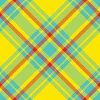 Plaid pattern vector. Check fabric texture. Seamless textile design for clothes, paper print. vector