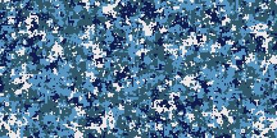 Pixel camouflage for a soldier army uniform. Modern camo fabric design. Digital military vector background.