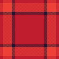 Plaid check pattern. Seamless fabric texture. Tartan textile print. vector