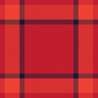 Plaid check pattern. Seamless fabric texture. Tartan textile print. vector