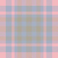 Plaid check pattern. Seamless fabric texture. Tartan textile print. vector